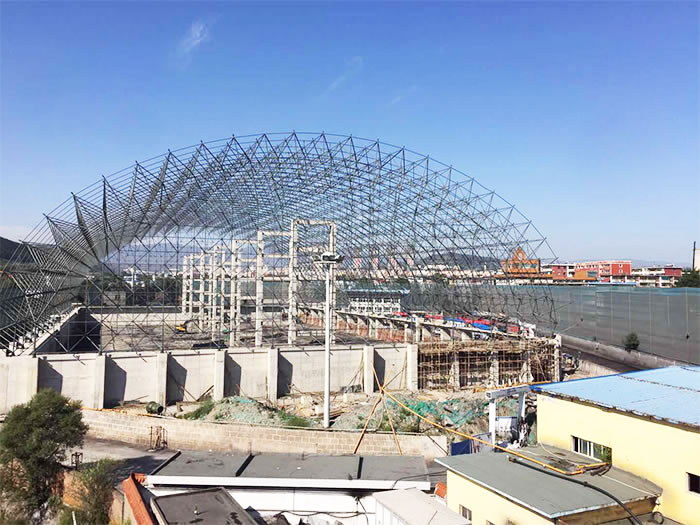 东台煤矿储煤棚网架工程